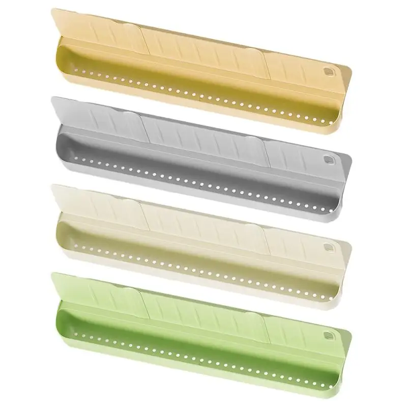 

Защита от брызг раковины 2 в 1, водонепроницаемый протектор края раковины для мытья посуды, нескользящий протектор краев с хранилищем, кухонные аксессуары