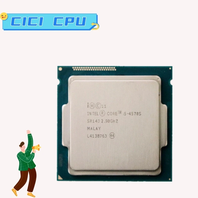 Processore Cpu Core I5 4570S 2.9Ghz Quad-Core 6M 65W Lga 1150 Usato