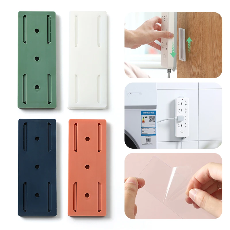 Selfadhesive Wall Hook Socket Storage Holder Socket Organizer Fixer