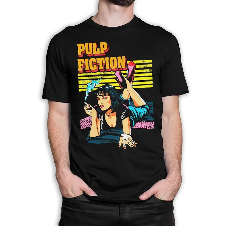 

Футболка криминальной фантастики Mia Wallace, рубашка Квентина Тарантино, Мужские Женские размеры (dmm-023)