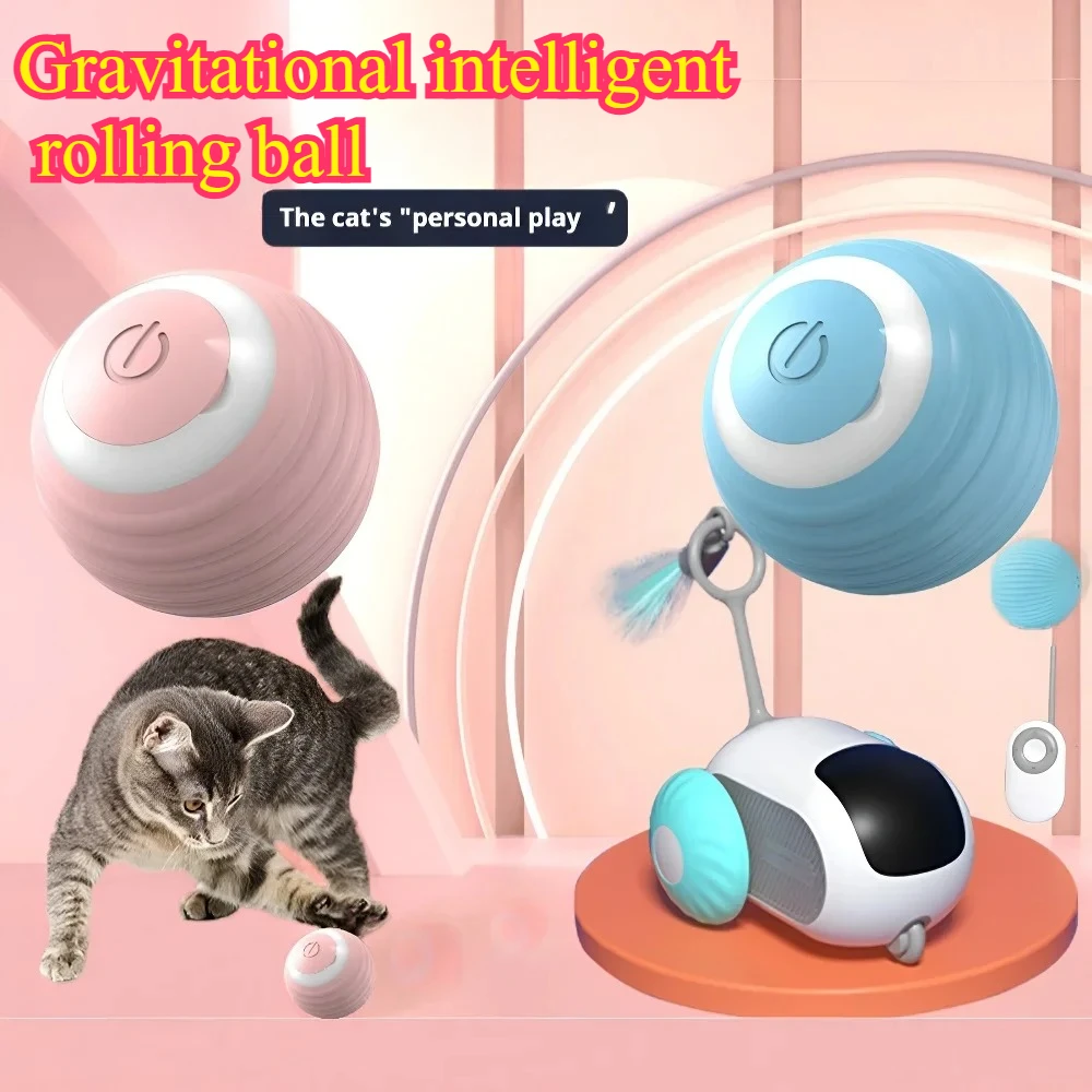 Automatic Rolling Cat Toy Ball 1