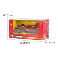 Bburago 1:43 F1 Ferrari SF24 55 Carlos Sainz 16 Charles Leclerc Alloy Die Cast Racing Car Model Toy Collectible  2024 Gift 2