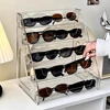 Sunglasses storage box, acrylic ladder bracket, frame, myopia glasses, sunglasses storage ladder rack 3