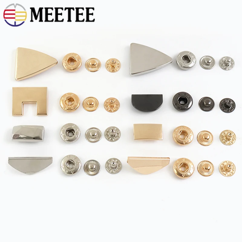 5-20 ensembles couture boutons pression en métal manteaux attache 5-20 ensembles couture boutons pression en métal manteaux attache
