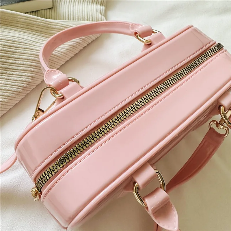 Barbie Jelly Bag Fashionable Versatile Soft Handle Handbag Dirty Resistant and Easy To Wash Summer Crossbody Bag for Women