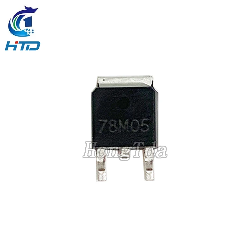 10/50PCS 78M05 LM7805 TO-252 7805 1000MA 5V Three-terminal voltage regulator tube