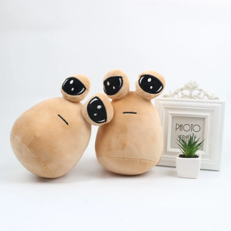 22cm Pou Plush New My Pet Alien Pou Plush Toy Kawaii Alien Stuffed Plush  Doll Game Plush Animal Pou Doll For Kids Birthday Gift - Movies & Tv -  AliExpress