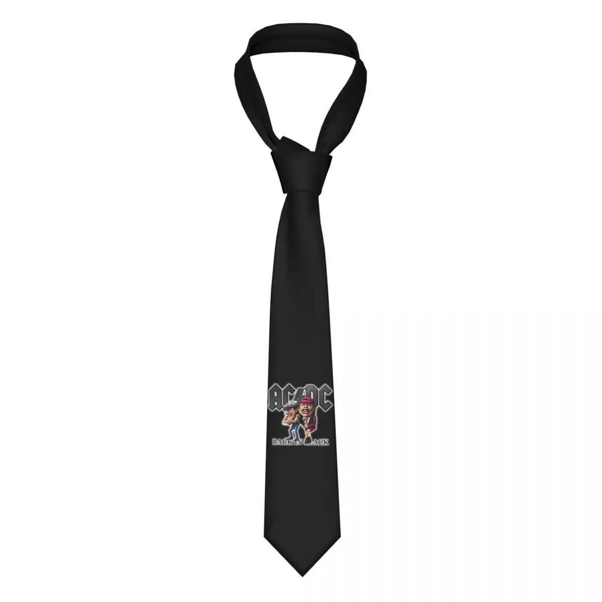 

Heavy Metal Rock AC DC Necktie Men Personalized Silk Neck Tie for Office