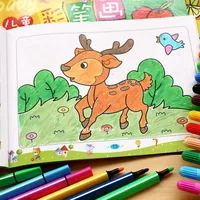 Random One 31 Pages Small Hand Coloring Book For 2-6-Year-Old Children Color Books For Kids Drawing Books Learn To Draw Painting 2