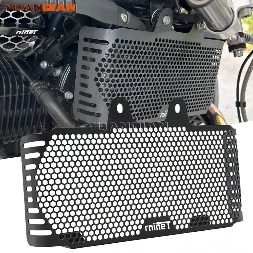

Motorcycle Radiator Grill Cover Protector RnineT Oil Cooler Guard For BMW R Nine T Pure Racer Scrambler R9T 2014-2021 2020 2019