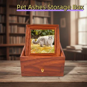 Wooden Pet Ashes Box 1