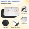 Car Windshield Sun Shade for 2021 2022 2023 2024 Volkswagen VW ID.4 Accessories Reflector Sunshade Offers Protection 3