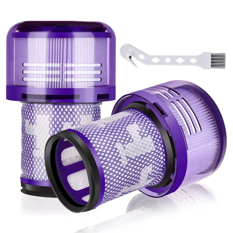 

Набор запасных частей для Dyson V12, 2 шт., фильтр для обнаружения тонкого беспроводного пылесоса, сравните с частью 971517-01
