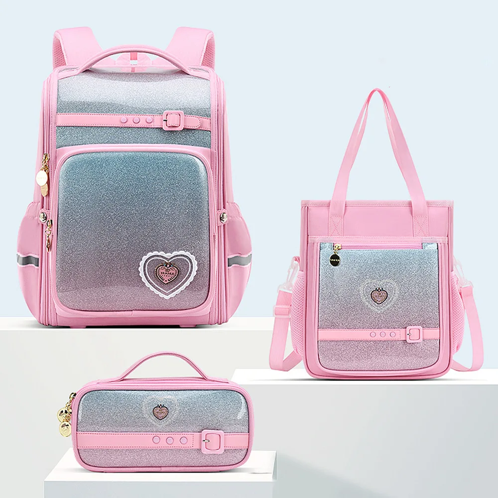New 2024 Orthopedics Backpack For Girls Primary Students School Bags For Girls Fashion Kid Bag Waterproof rucksack mochila 2