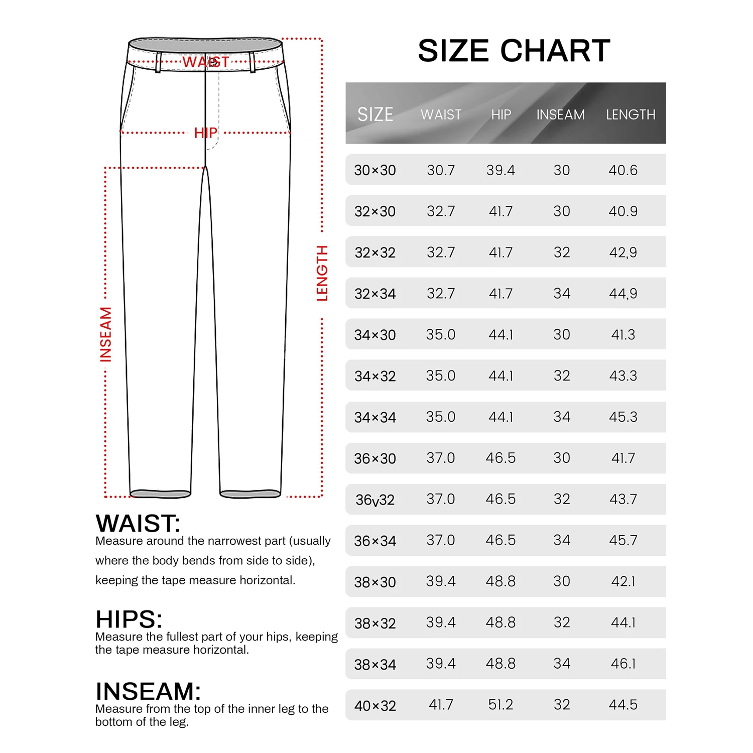 TACVASEN Golf Pants Men Stretch Lightweight Quick Dry Work Pants Waterproof Flat Front Dress Pants with 5 Pockets 30"/32"/34" 6