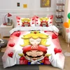 10 Sizes Super Mario Movie Print Bedding Set 1 Duvet Cover 2 Pillowcases Adult and Children Bedding Set Luxury Bed Comforter Set 2