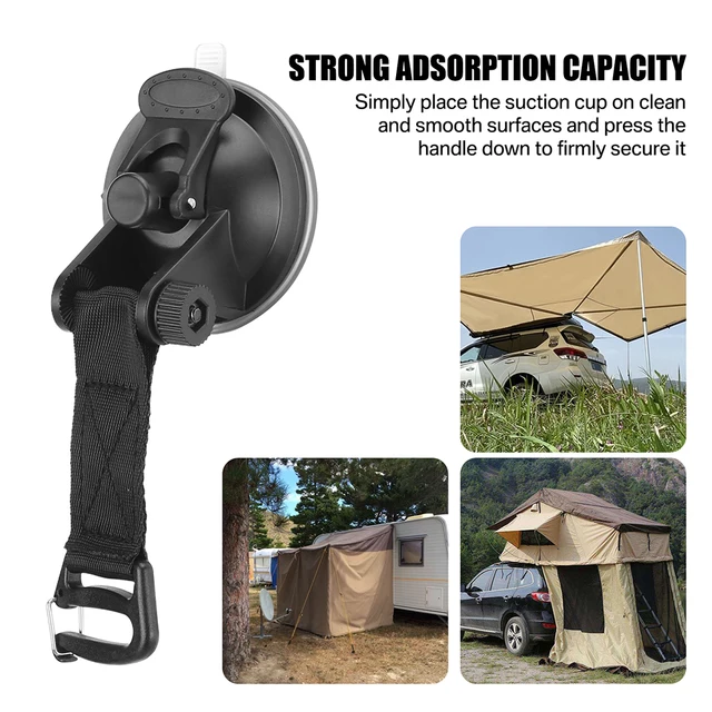 2Pc 195 Cm Napellenző Pólusok Szilárdság Alumínium Sátor Pólus És 4 Pc Erős Szívó Csésze Horgony Kültéri Lombkorona Árnyékolás - Image 5