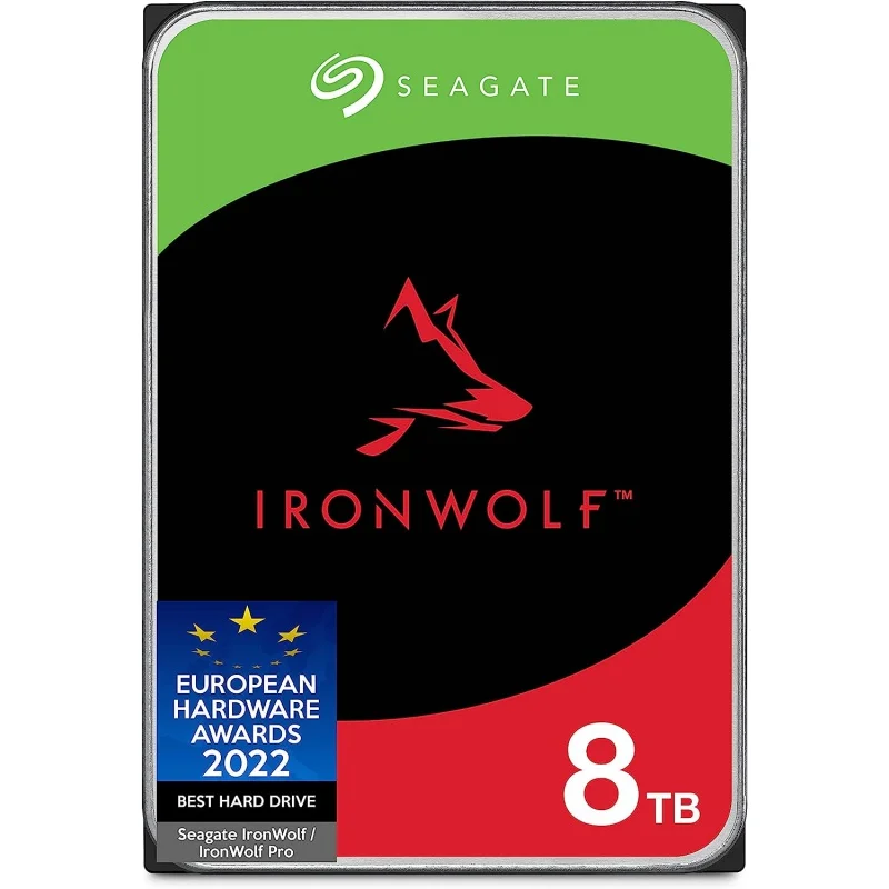 

Seagate IronWolf 8TB NAS Internal Hard Drive HDD – 3.5 Inch SATA 6Gb/s 7200 RPM 256MB Cache for RAID Network Attached Storage –