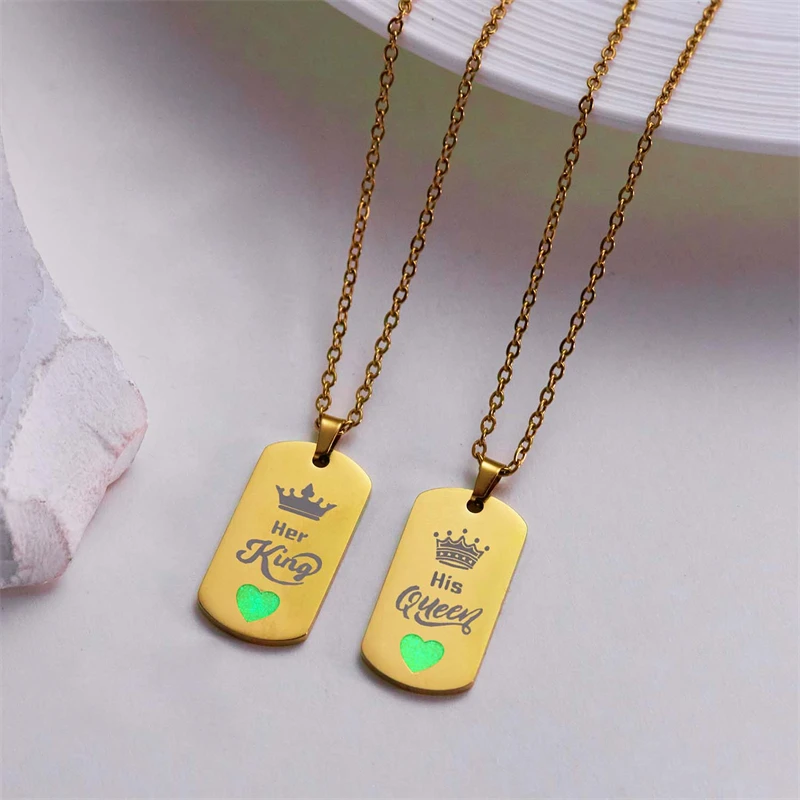 Cool Review About Her King His Queen Necklace