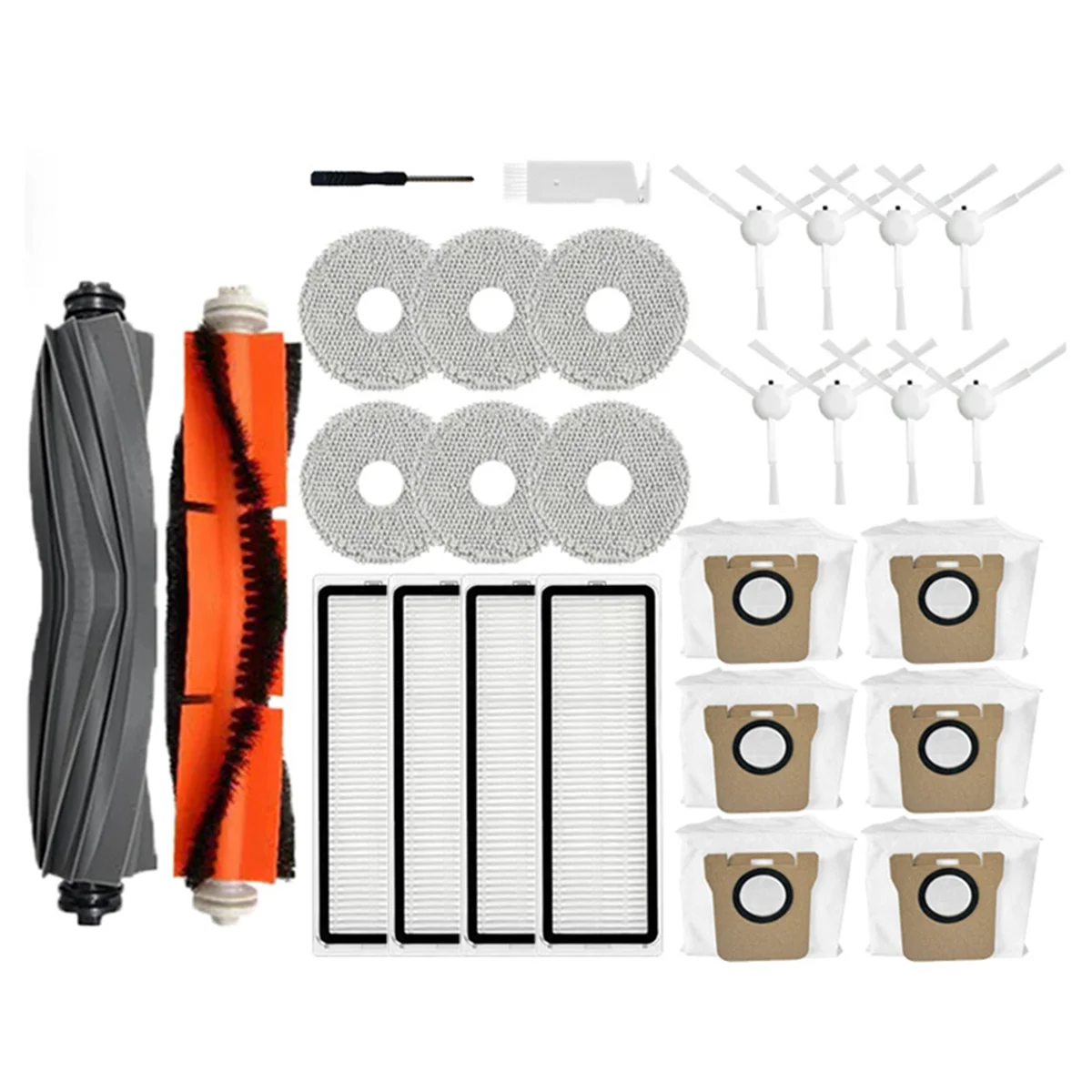 

Запчасти для XIAOMI Mijia Omni 1S B101CN B116 X10 + Dreame L10S Ultra / S10 Pro, основная боковая щетка, Hepa фильтр, пылесборник