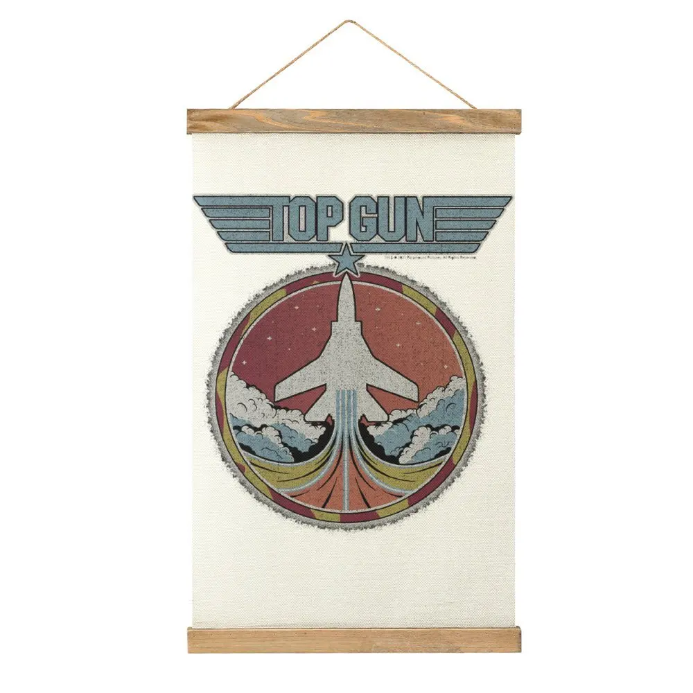 Top Gun Jet Patch Logo Vintage Classic Canvas Hanging Picture Novità Picture Ristorante Decorazione Della Parete Humor Graphic Style Han