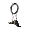 77HC Guide Ring Fishing Rod Pole Line Guides Top Rings Folding Stainless Steel Telesc 4