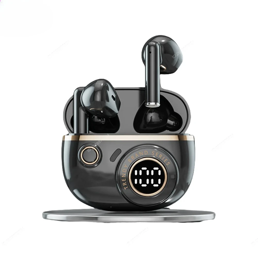 אוזניות אלחוטיות אמיתיות באוזן עם עיצוב מאוזן ועיצוב חלק, נוחות ומתאימות לספורט