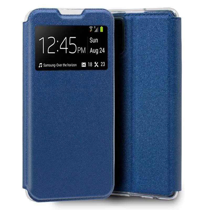 Custodia Cool Flip Cover Per Samsung A 715 Galaxy A 71 Smooth Blue