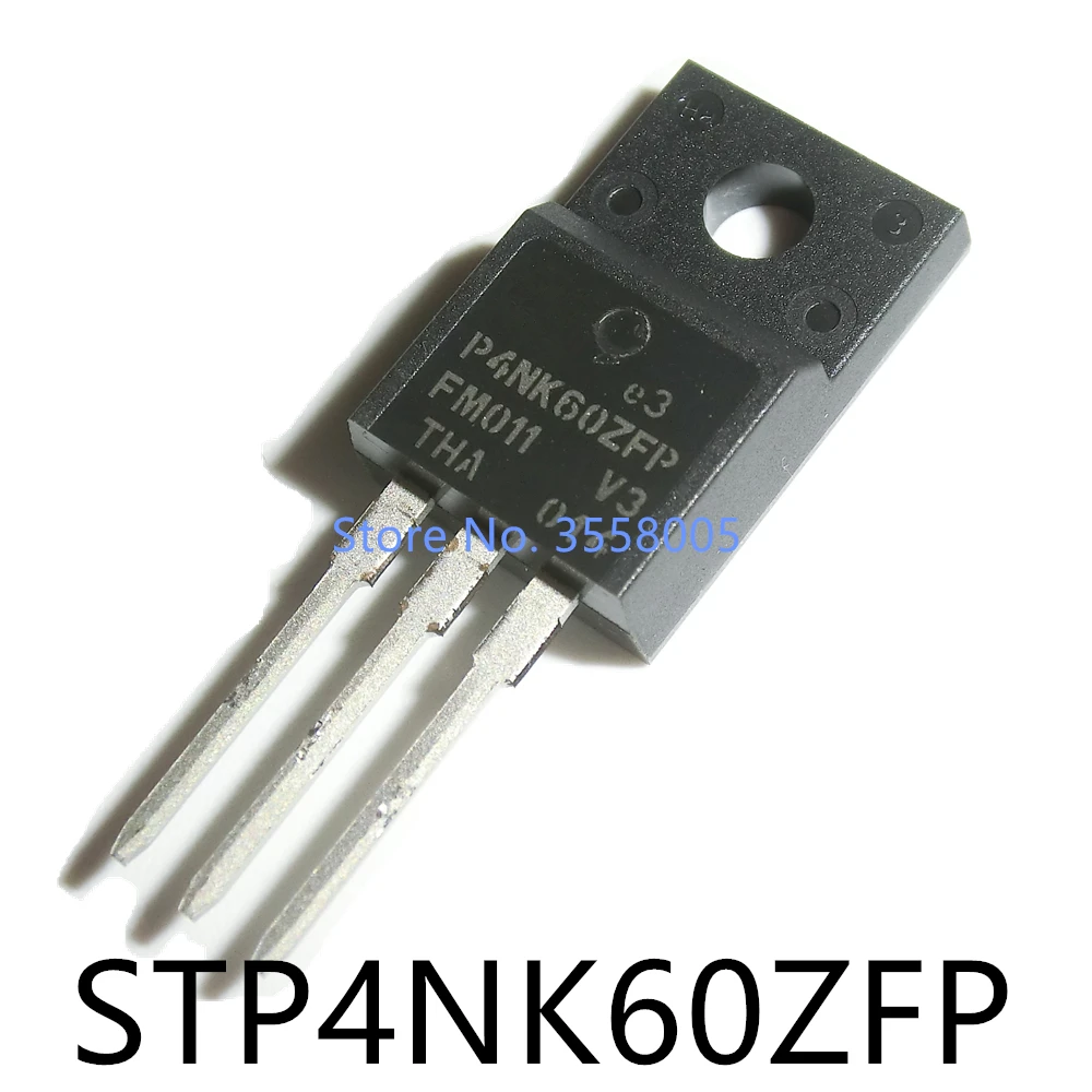 

10PCS P4NK60ZFP STP4NK60ZFP TO-220F