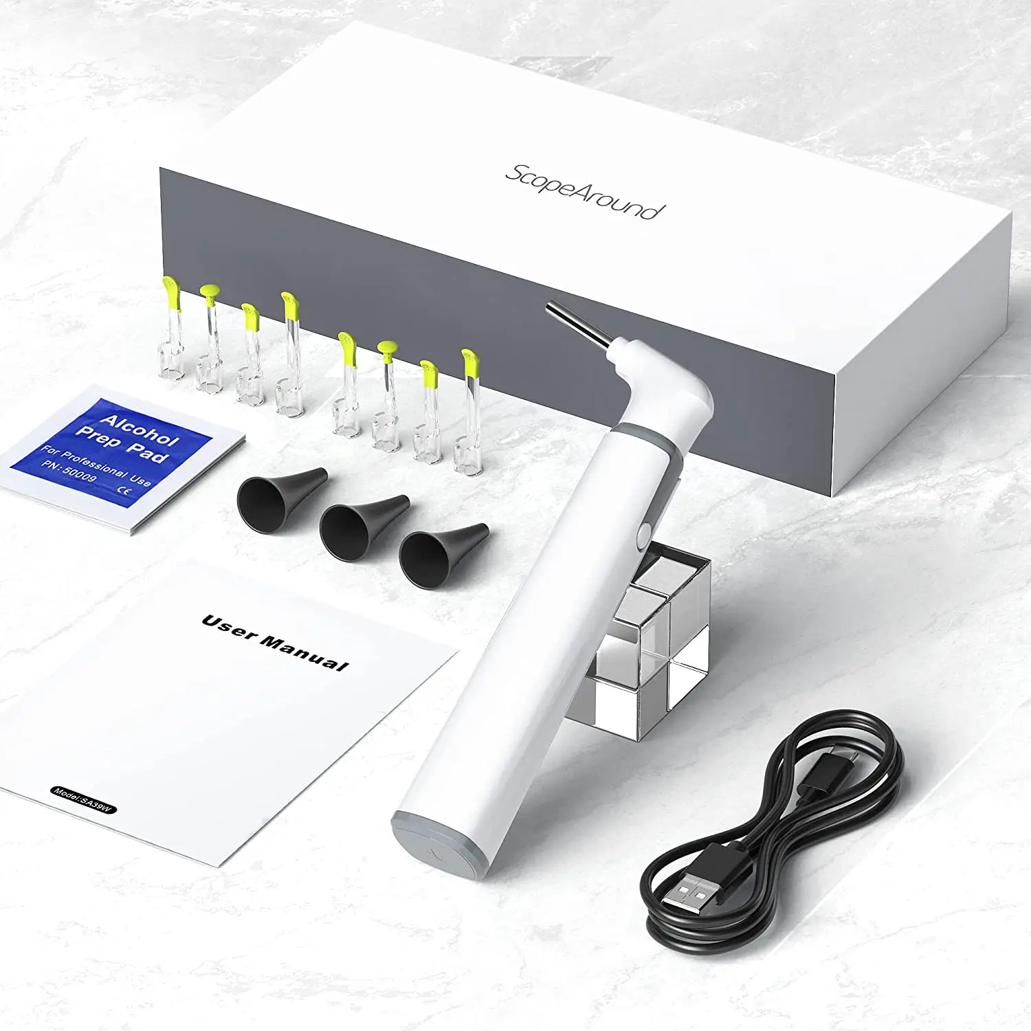 Ear Camera Endoscope 3.9mm Wireless Otoscope 720P HD WiFi Ear Scope with 6 LED for Kids and Adults Support Android and iPhone 6 Ear Camera Endoscope 3.9mm Wireless Otoscope 720P HD WiFi Ear Scope with 6 LED for Kids and Adults Support Android and iPhone 6