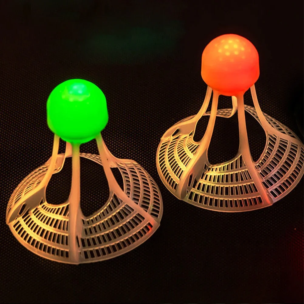 Description Picture 5 of itemLuminous Windproof Badminton Lighting Balls Foam Head Luminous Shuttlecock Glowing Colorful Lighting Badminton Outdoor Game