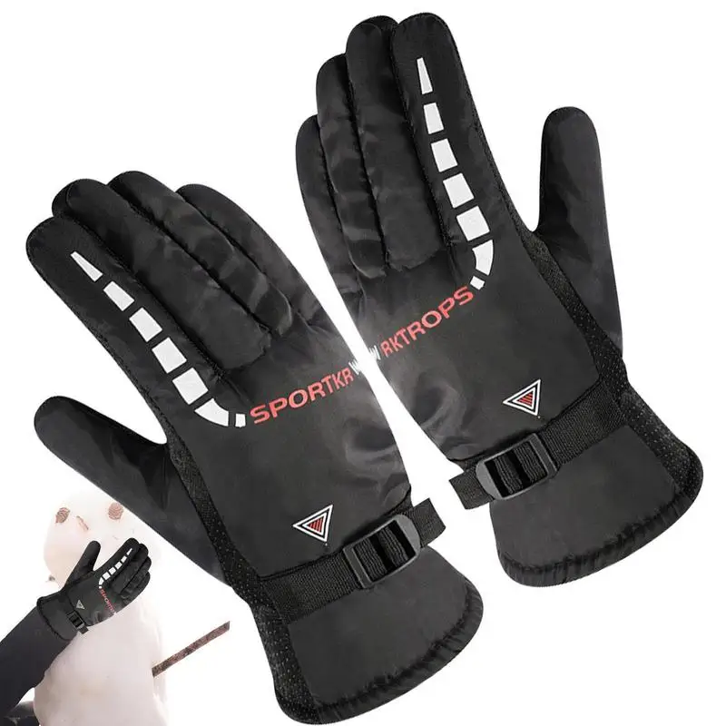 Sports Gloves Winter Thermal Cycling Running Driving Gloves Warm Men Gloves Sports Cycling