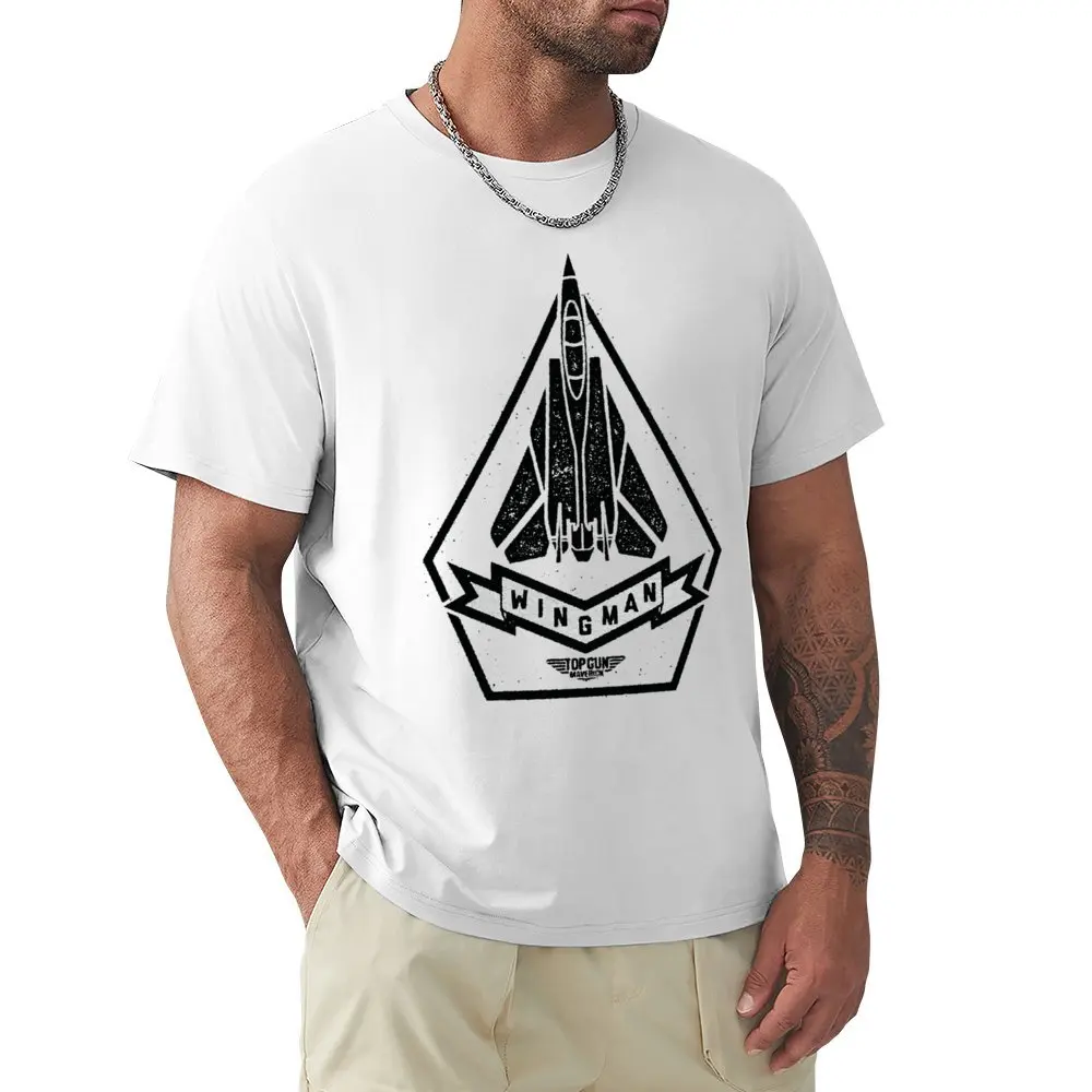 

Топ Crewneck Gun Maverick Wingman F 14 Tomcat с логотипом, футболки для акции, футболки премиум класса, забавная новинка, домашний размер США