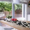 Cow Print Table Runner Farm Black White Cowhide Tablecloth Parties Western Barnyard Cowboy Themed Birthday Home Kitchen Decor 5