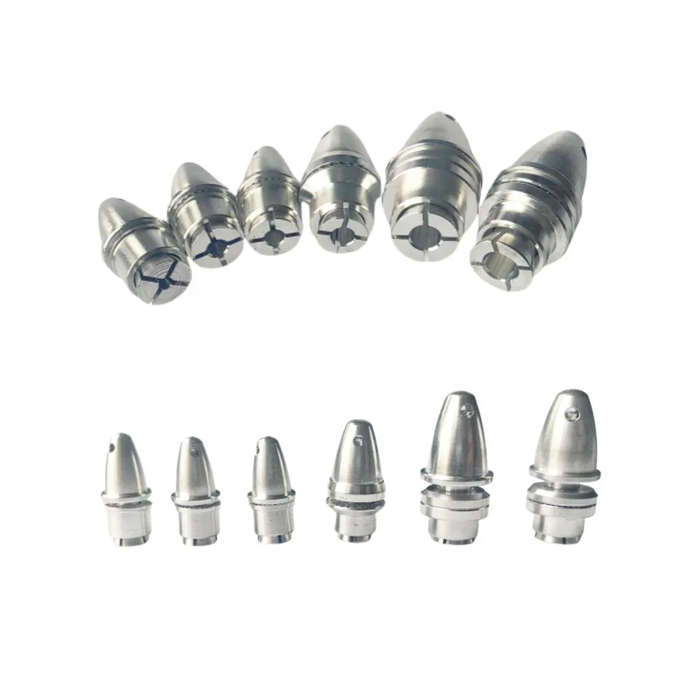 Aluminum Bullet Propeller Adapter Holder M5/M6/M8 For RC Airplane Quadcopter Motor Parts 1/5pcs 2mm/3mm/3.17mm/4mm/5mm/6mm