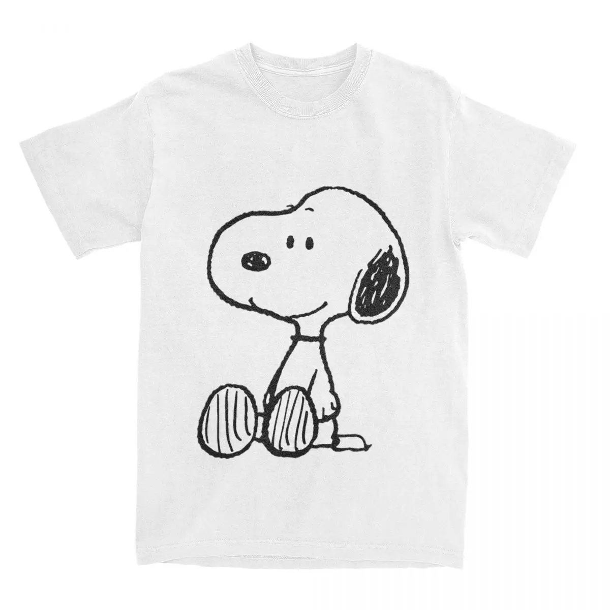 Uomo Donna Snoopy Cartoon Peanuts Comic Graphic Shirts Accessori Vintage Cotton Cute T-Shirt Tee Clothes Original