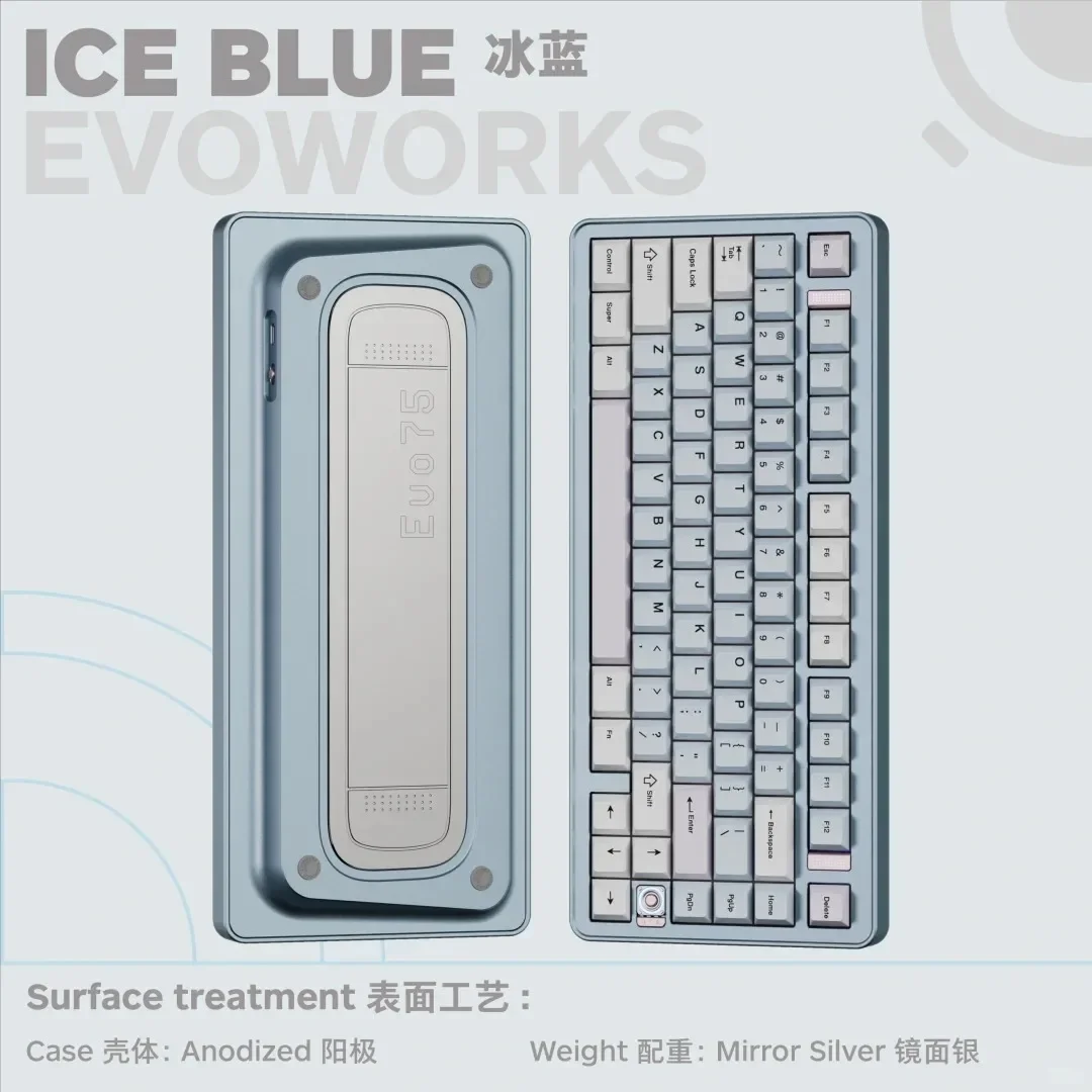 EvoWorks EVO75 メカニカルキーボード トライモード ワイヤレス