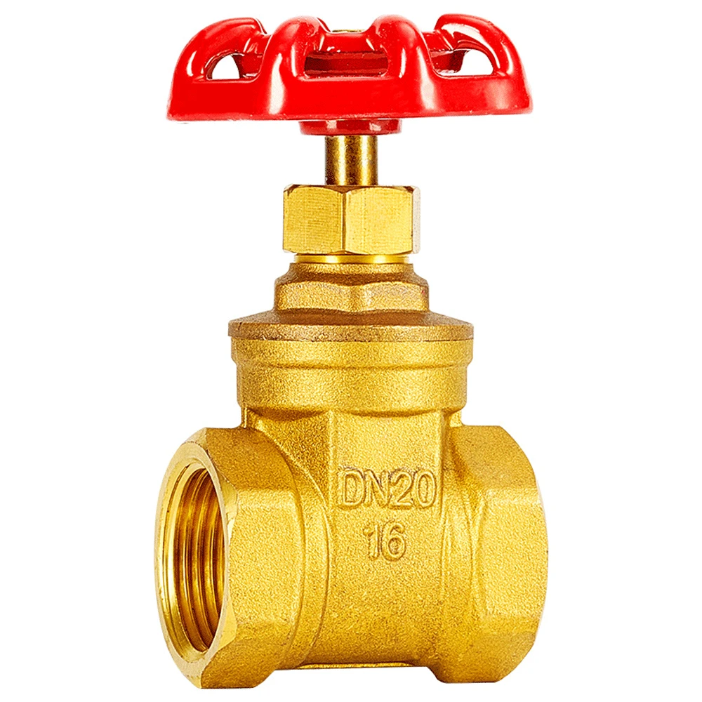 Rosca Fêmea Válvula de Porta da Torneira Interruptor Água Válvula Principal Bronze Espessamento 1