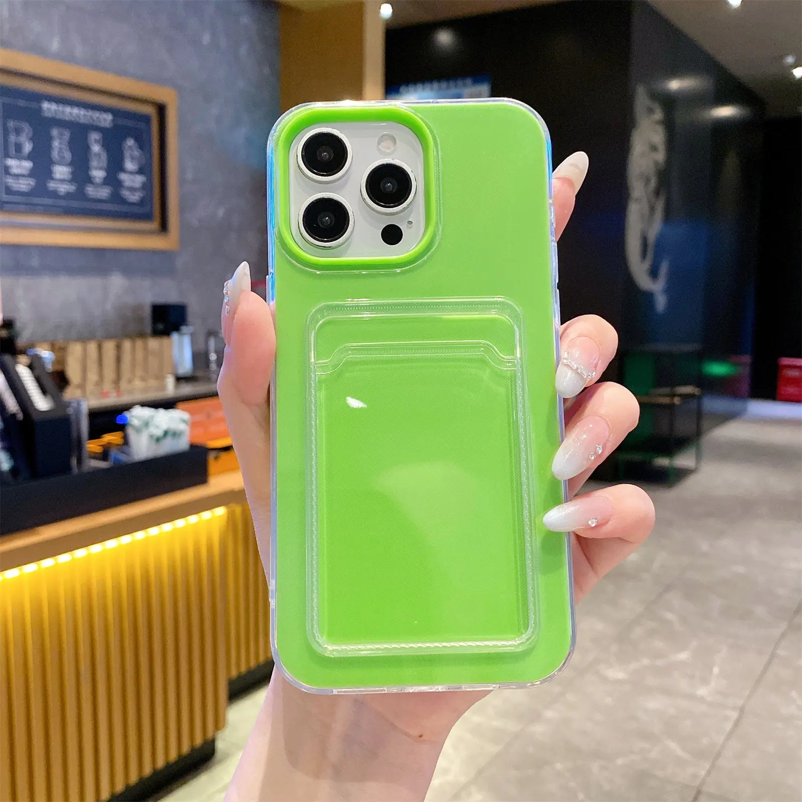 Candy Jelly Cute 2-in-1 Phone Case with Card Holder - Protective Cover