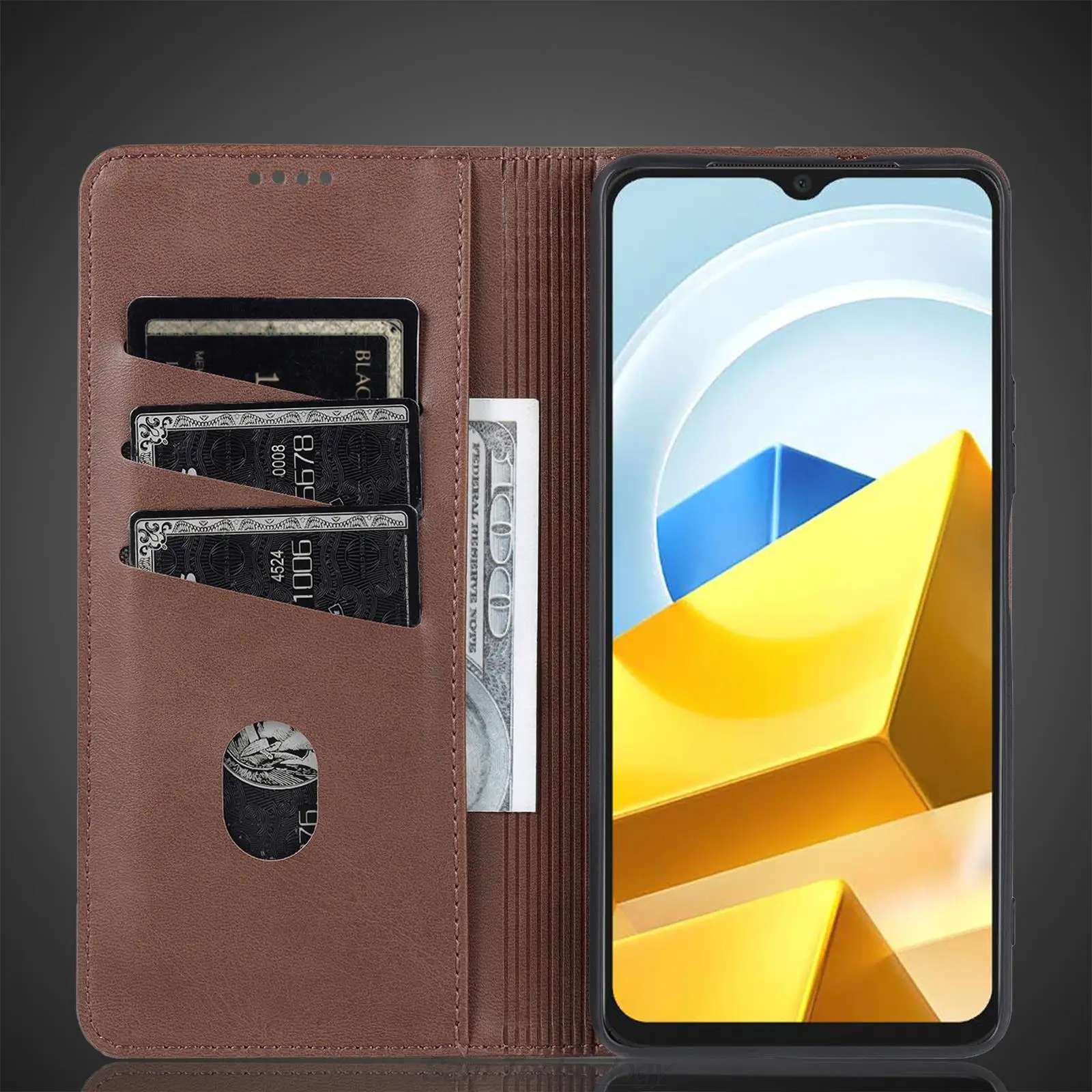 Deluxe Magnetic Leather Flip Cover - Premium Protective Case