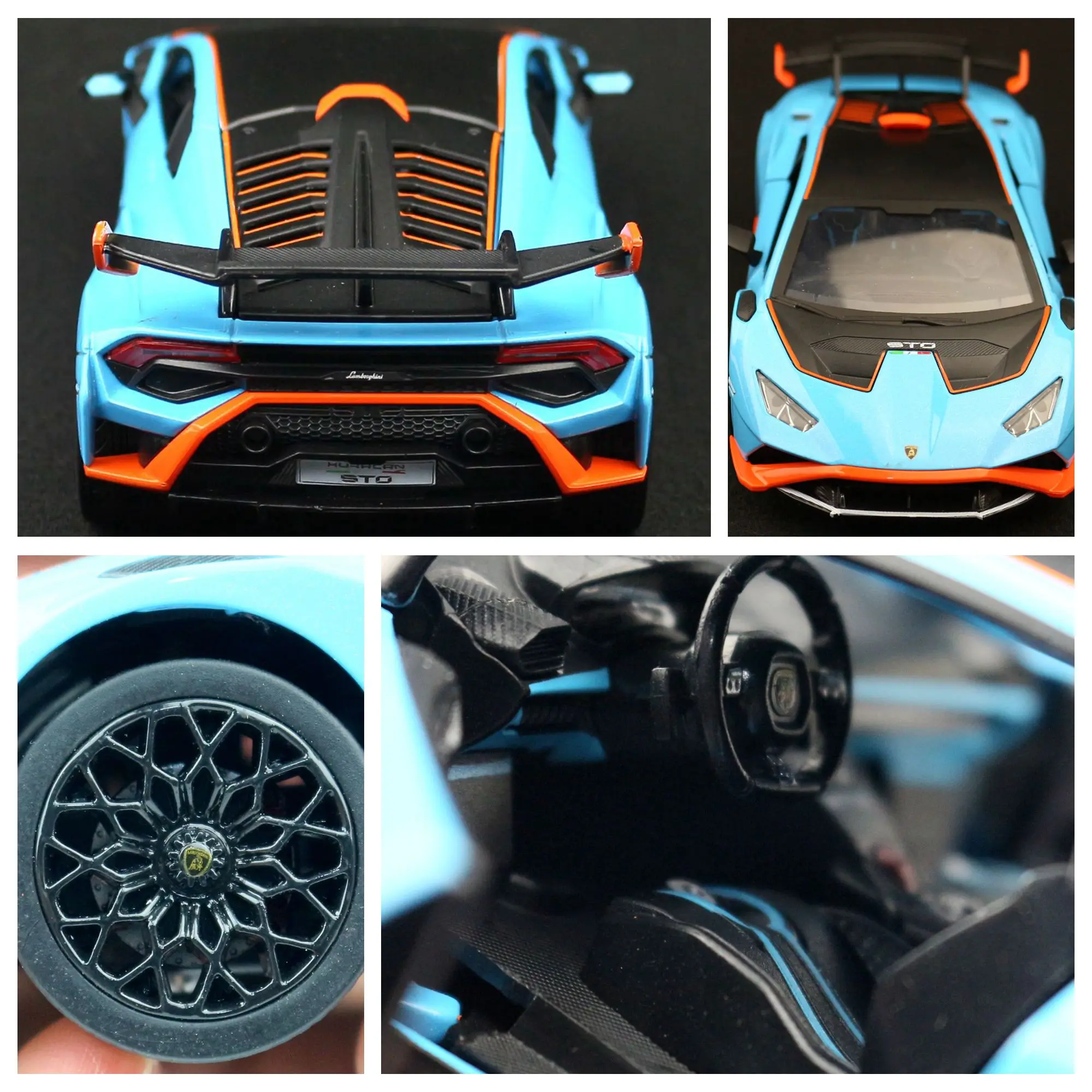 Lamborghini STO 1:24 Ölçekli Diecast Model Araba 