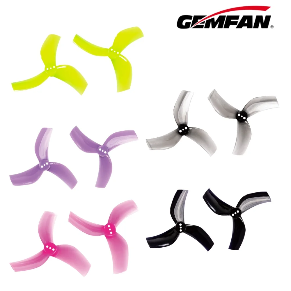 

8 шт./лот Gemfan Cinewhoop D63 Ducted 63 мм 2,5 дюйма 3 Лопасти PC Propeller T Mount 1,5 мм для 1105-1108 Motor FPV Racing Duct Drones