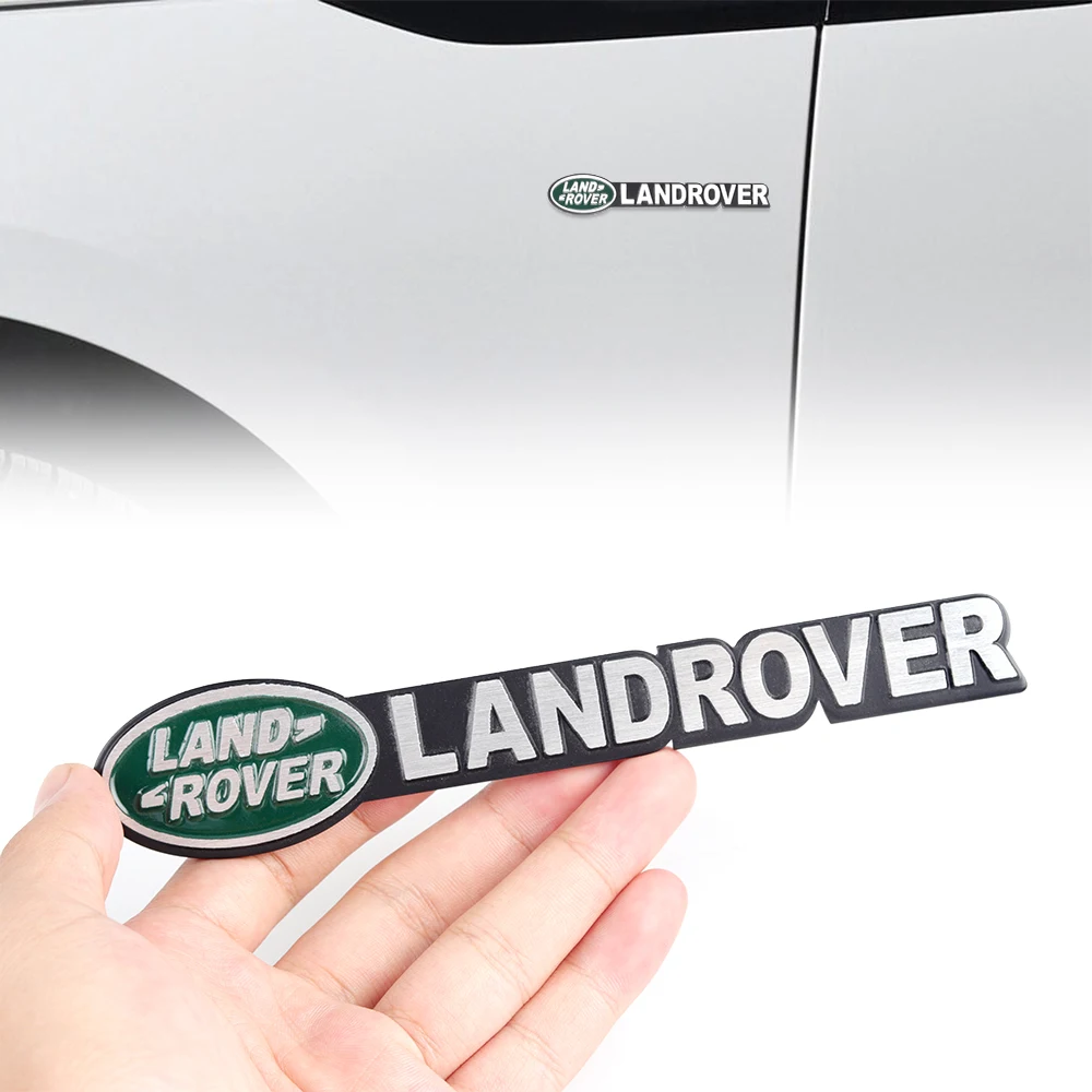 3D Metal Car Side Body Stickers Auto Trunk Emblem Decor Decal For Land Rover SVR Sport Freelander Evoque L405 L551 P250 P300 P38