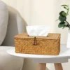 1pc Simple Tissue Box, Napkin Dispenser Container, Tissue Holder With Cover, Tissue Storage Box For Bathroom Living Room Bedroom 1