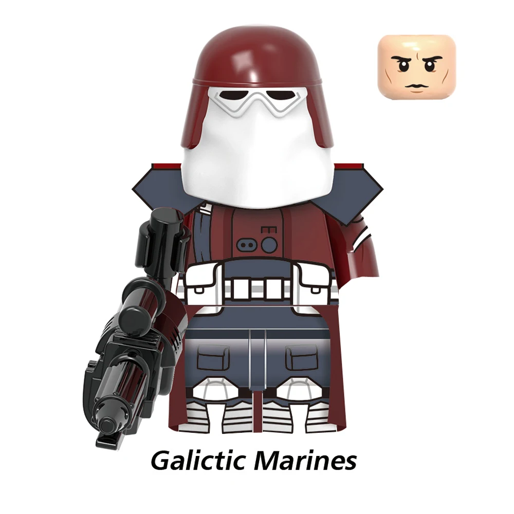 Disney Brand Clone Troopers The Bad Batch Colt Havoc Building Blocks Commander Howzer Blitz Bricks Grey Elite Squad Troopers Toy