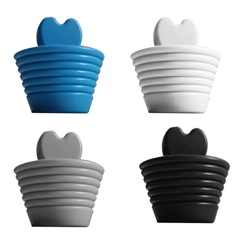 

Silicone Tub Stopper Drain Hair Plug Kitchen Bath Tub Sink Water Stopper Basin Sewer Deodorant Cover Seal Leak Proof Dropship