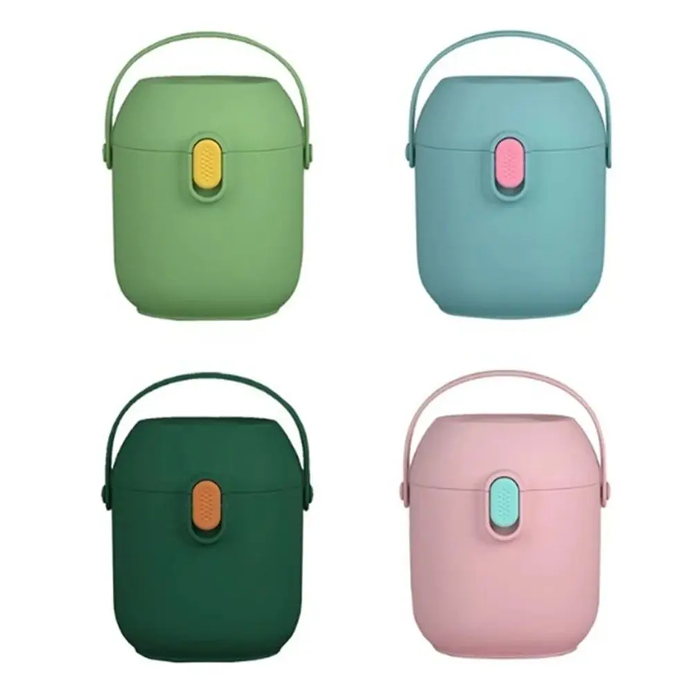 Portable Infant Milk Powder Box Large-Capacity BPA Free Baby Food Storage Box Spoon Separation Sealed Storage