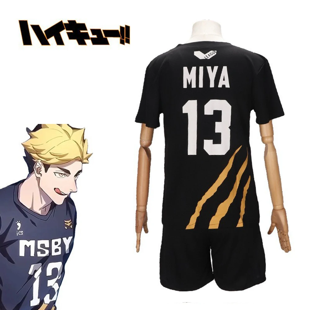 Haikyuu!!-Inspired Volleyball Jersey Costume Set for Cosplay Events