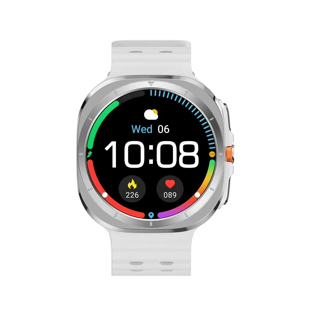 Schermo AMOLED da 1,46 pollici, batteria da 600 mAh, localizzatore sportivo e fitness multifunzionale, smartwatch BW7 per il monitoraggio della salute