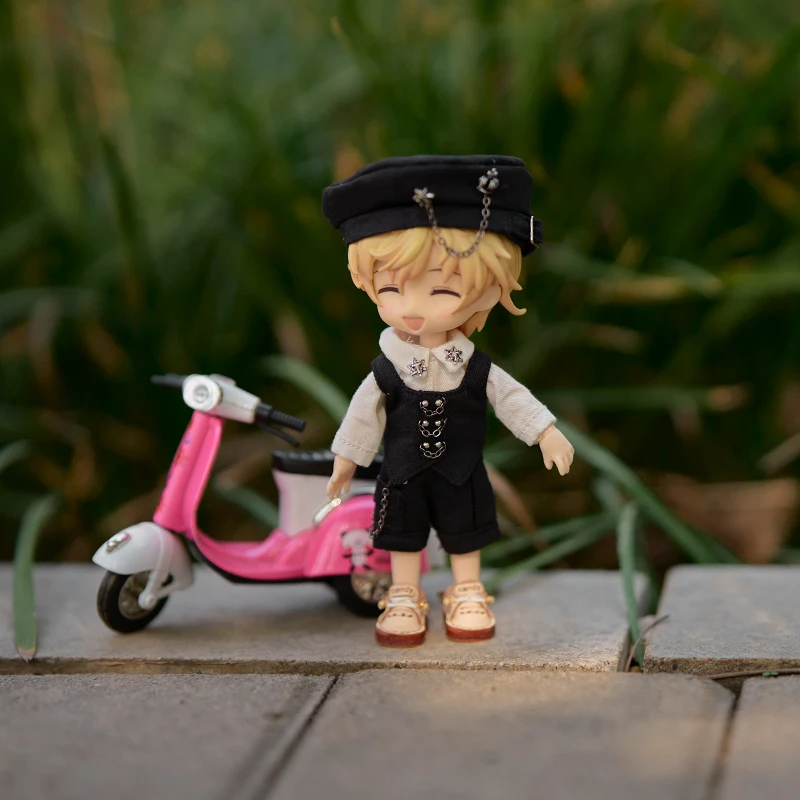 男の子と女の子のためのゴシックドールセット,ドレスまたは